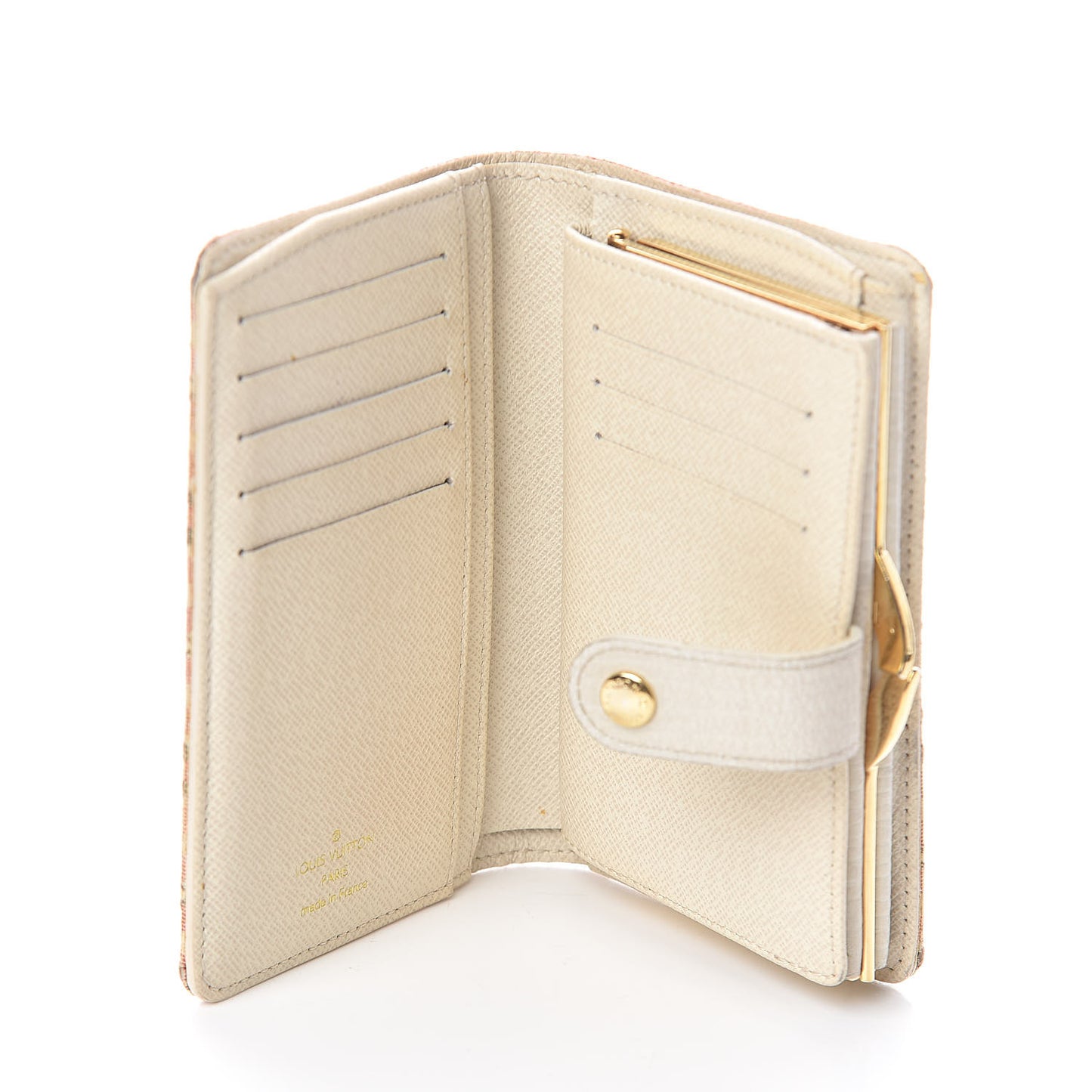 Mini Lin Croisette French Purse Wallet Rouge