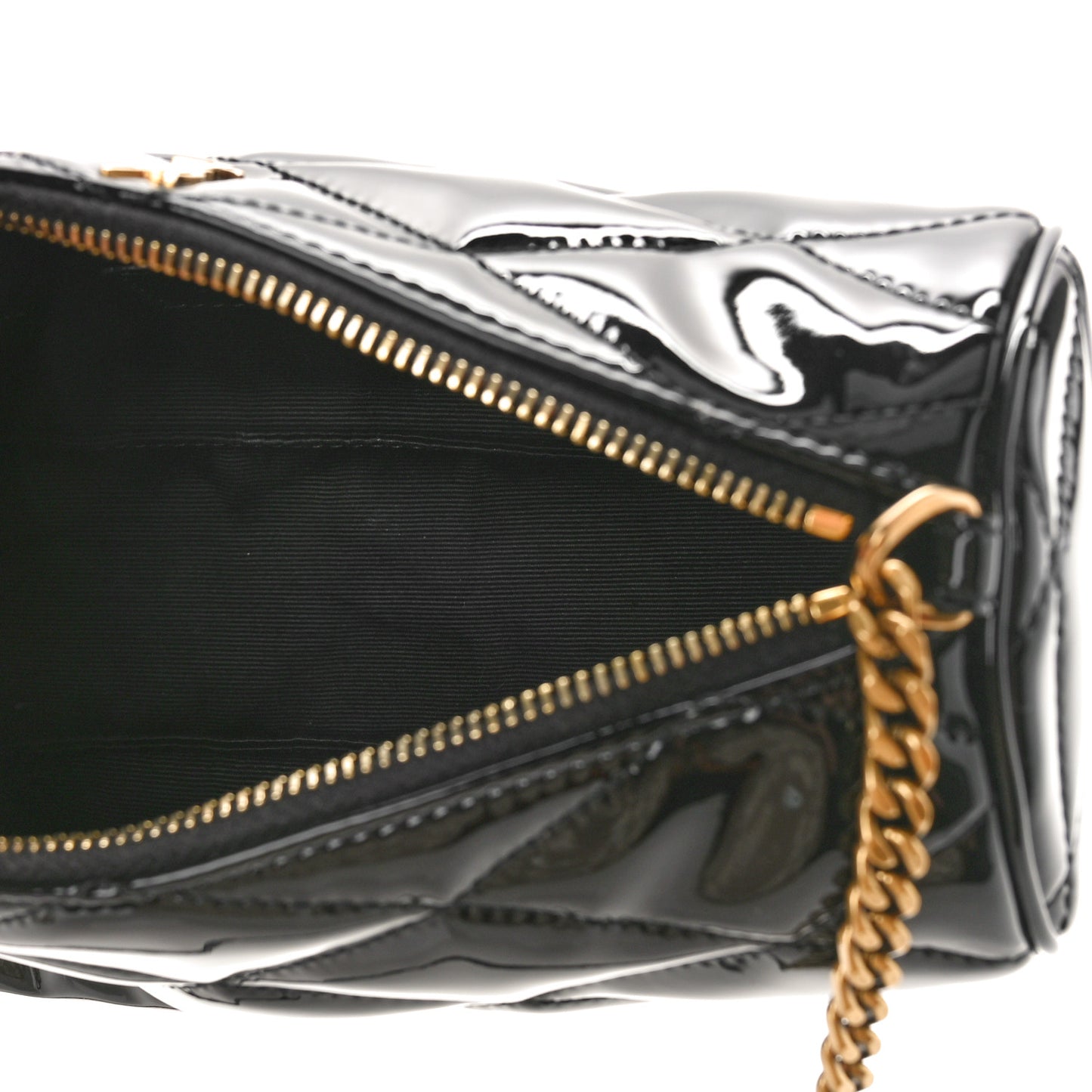 Patent Monogram Mini Sade Tube Bag Black