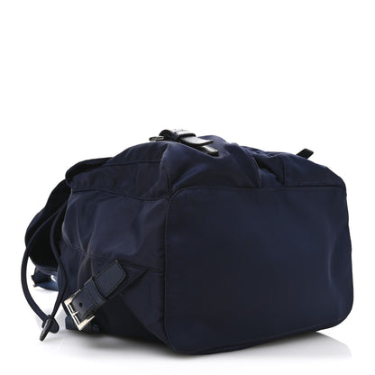 Prada Tessuto Nylon Saffiano Vela Medium Backpack Baltico 4 of 11
