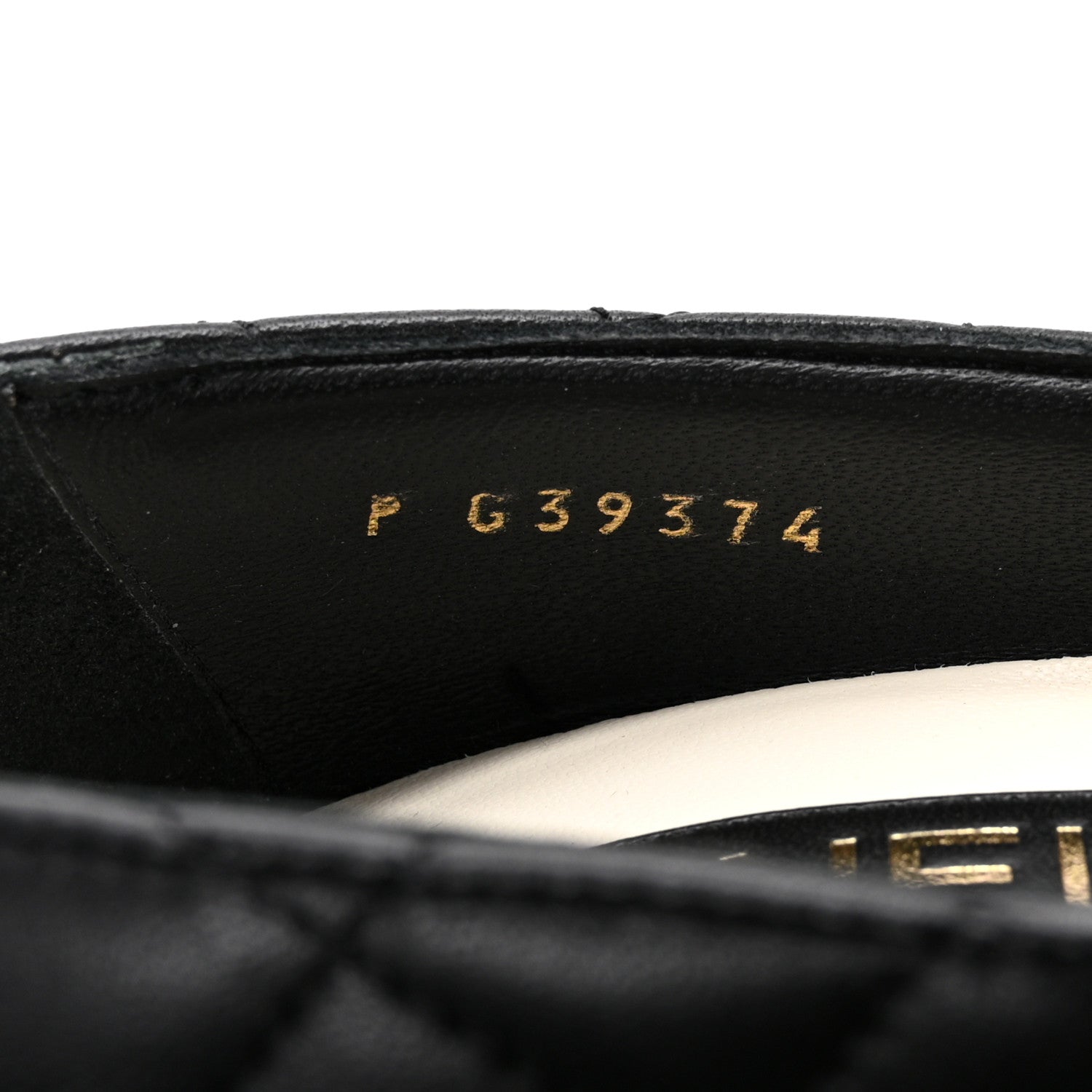 Chanel Lambskin Patent Quilted CC Cap Toe Pumps 38 Black 9 of 11