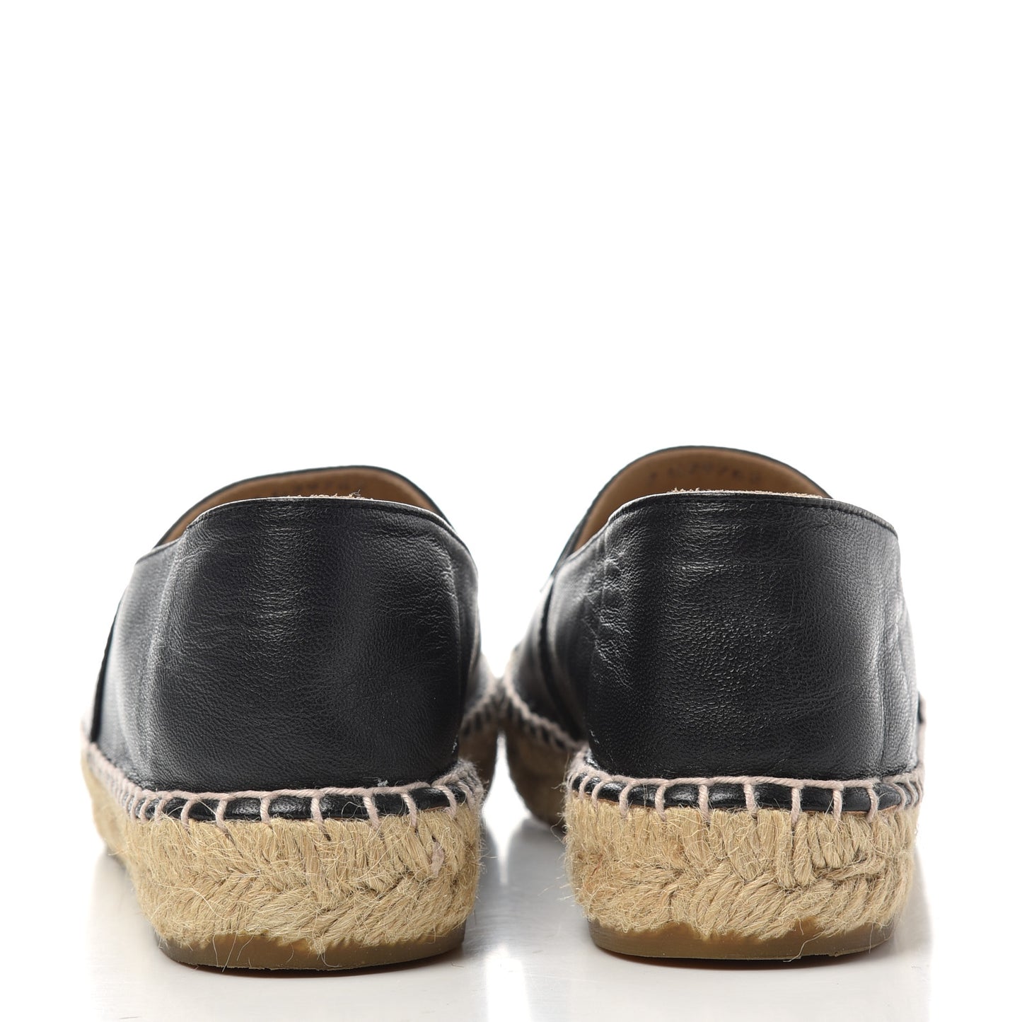 Lambskin CC Espadrilles 36 Black