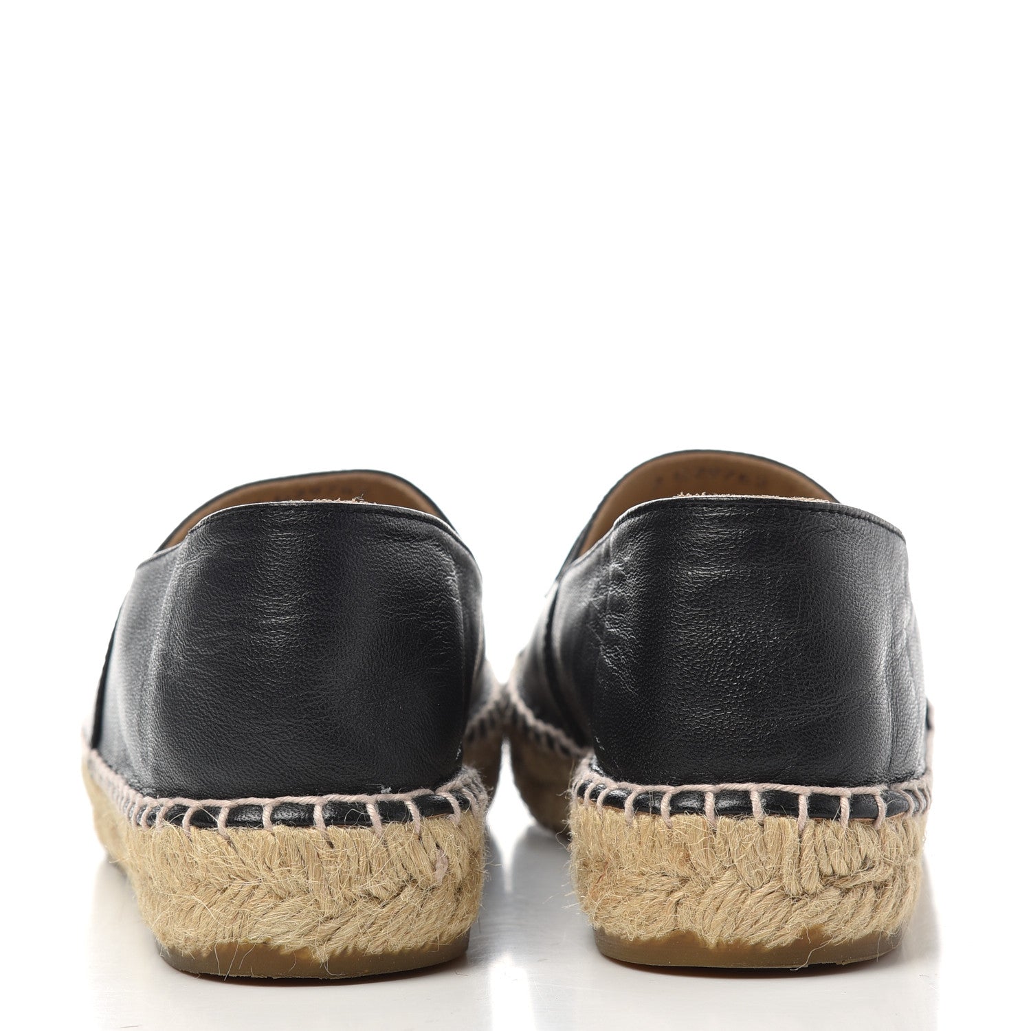 Chanel Lambskin CC Espadrilles 36 Black 7 of 10