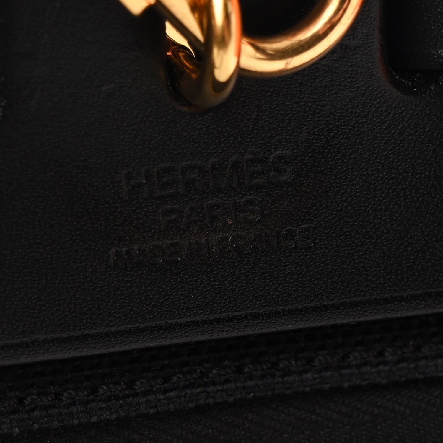 Hermes Military Toile Vache Hunter Herbag Zip Retourne 31 PM Black 7 of 12