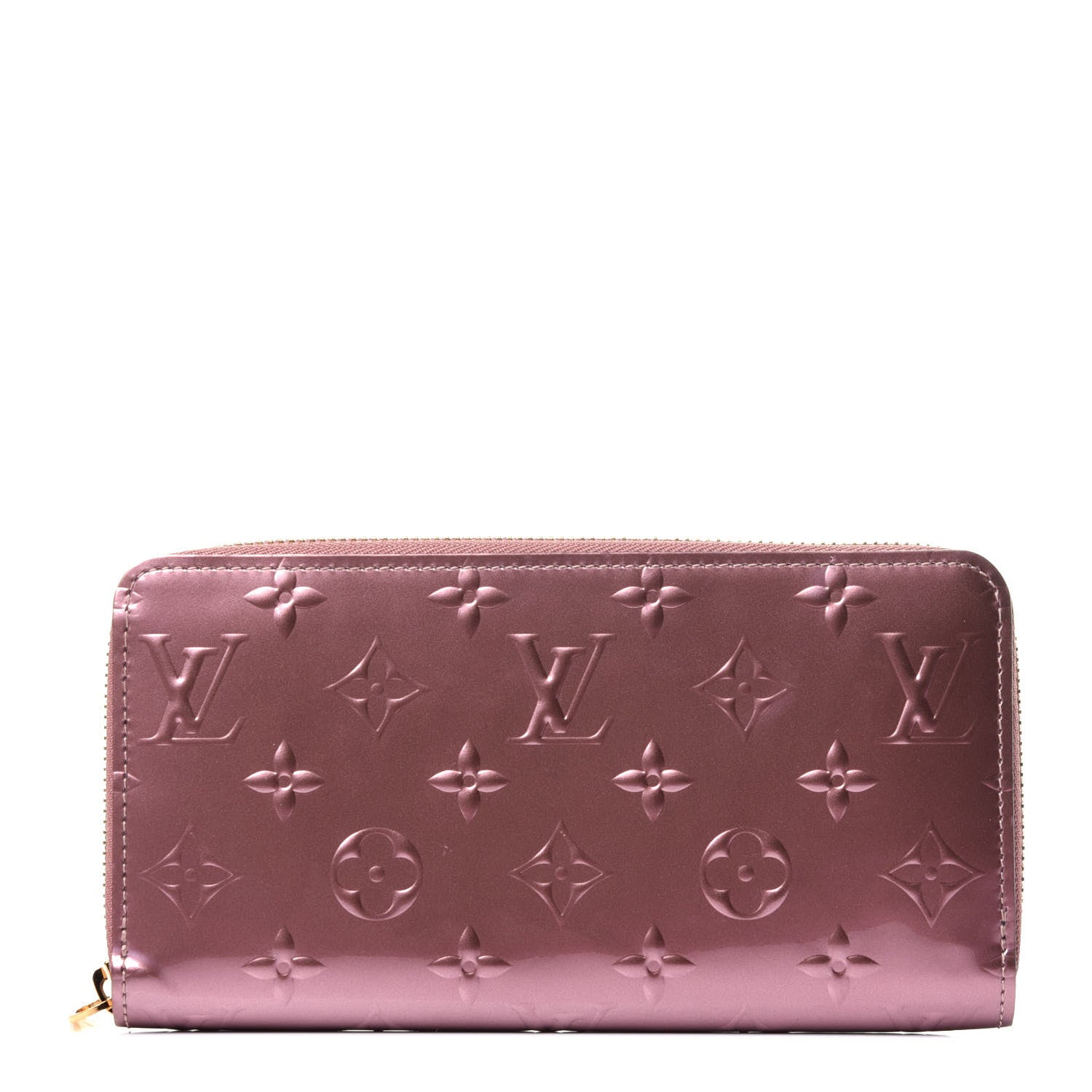 Louis Vuitton Vernis Zippy Wallet Metallic Pale Pink 1 of 10