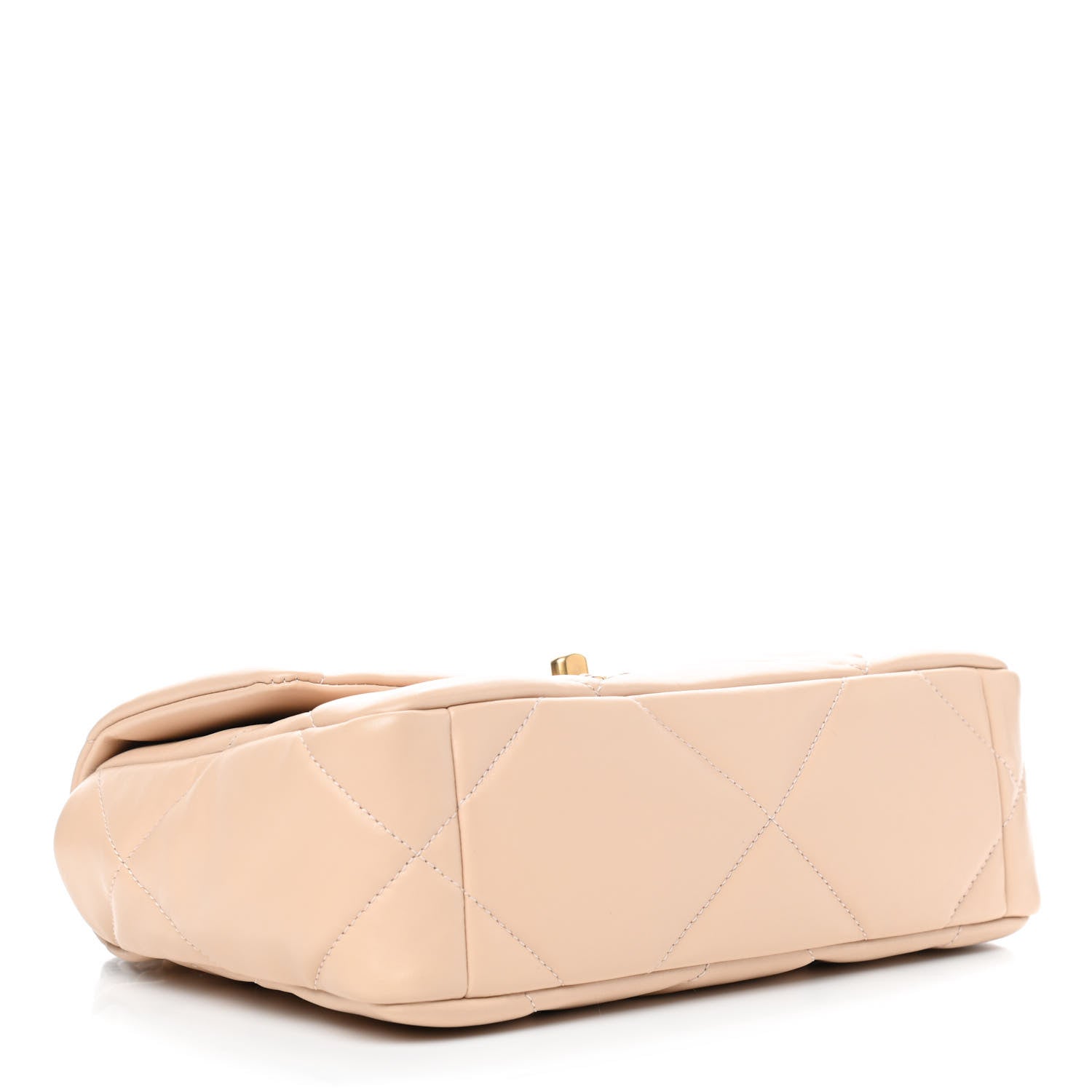 Chanel Lambskin Quilted Medium Chanel 19 Flap Beige 3 of 8