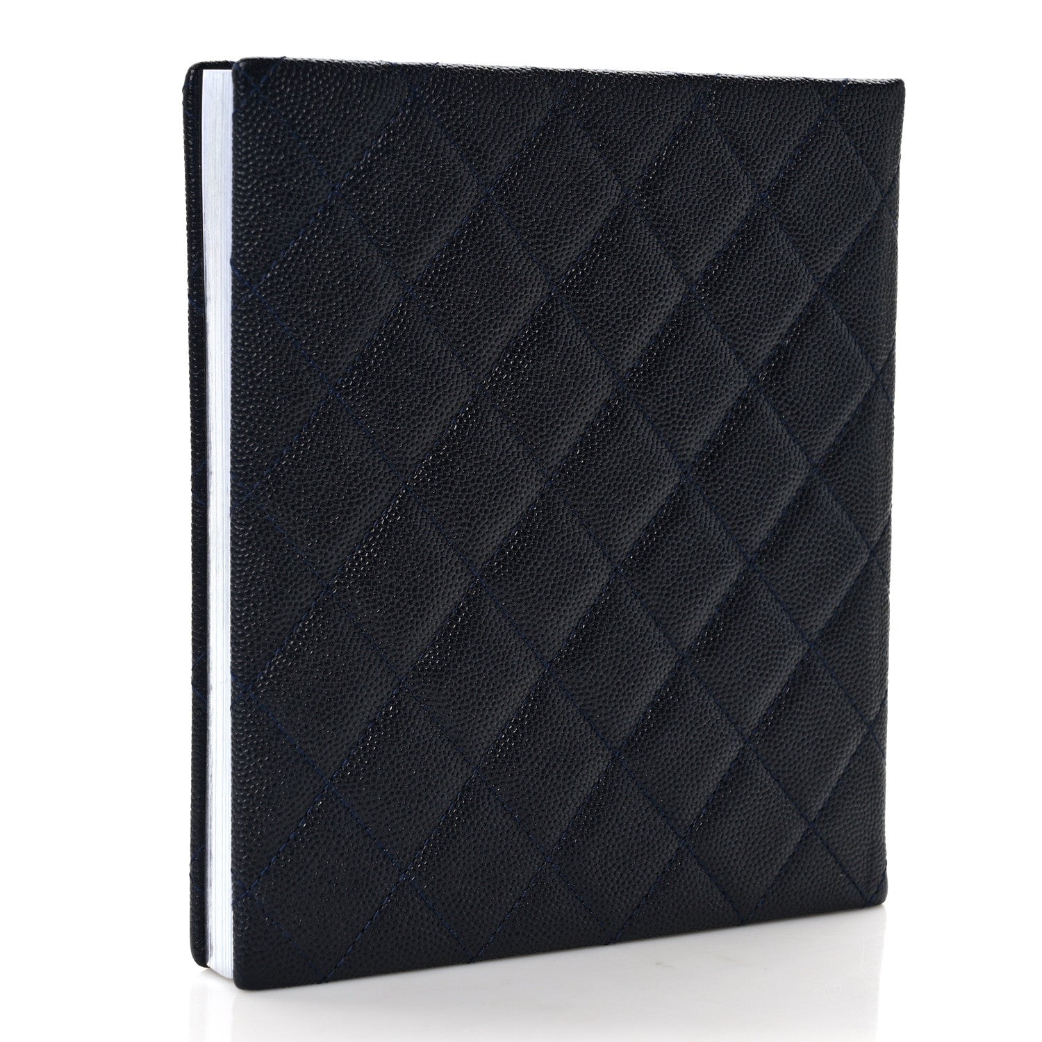 Chanel Caviar Quilted Notebook Navy Blue 3 of 7