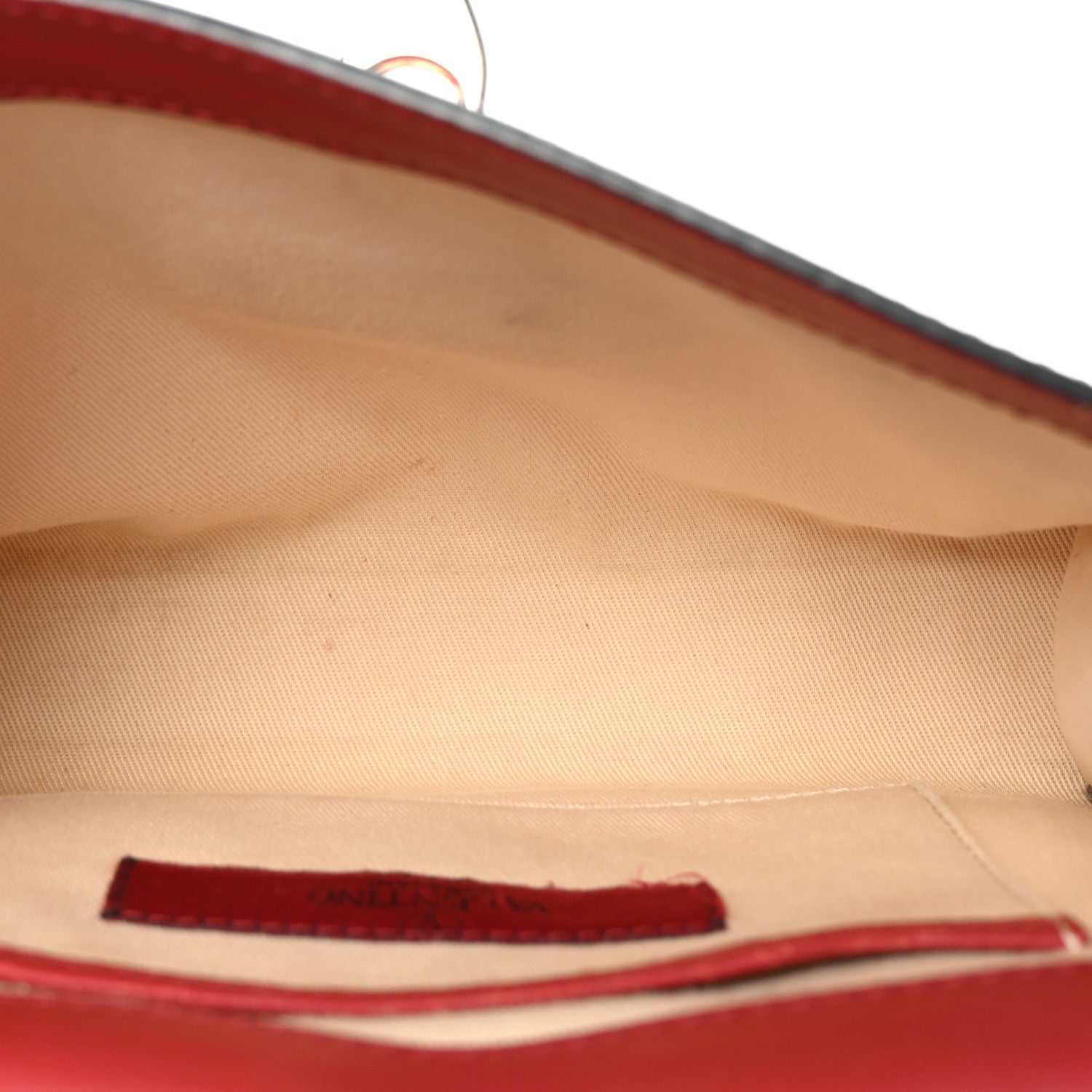 Valentino Garavani Vitello Medium Rockstud Flip Lock Crossbody Bag Rosso Valentino 5 of 9