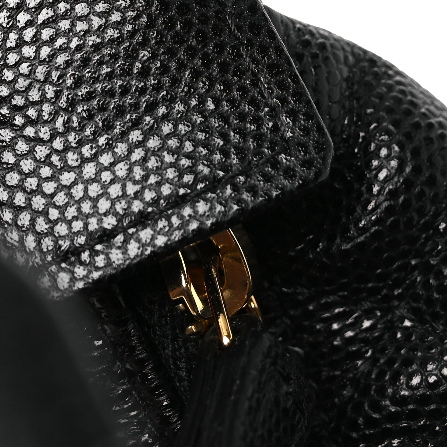 Caviar Quilted Polly Pocket Pouch Hobo Black