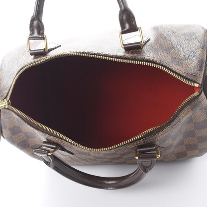 Louis Vuitton Damier Ebene Speedy 30 5 of 8