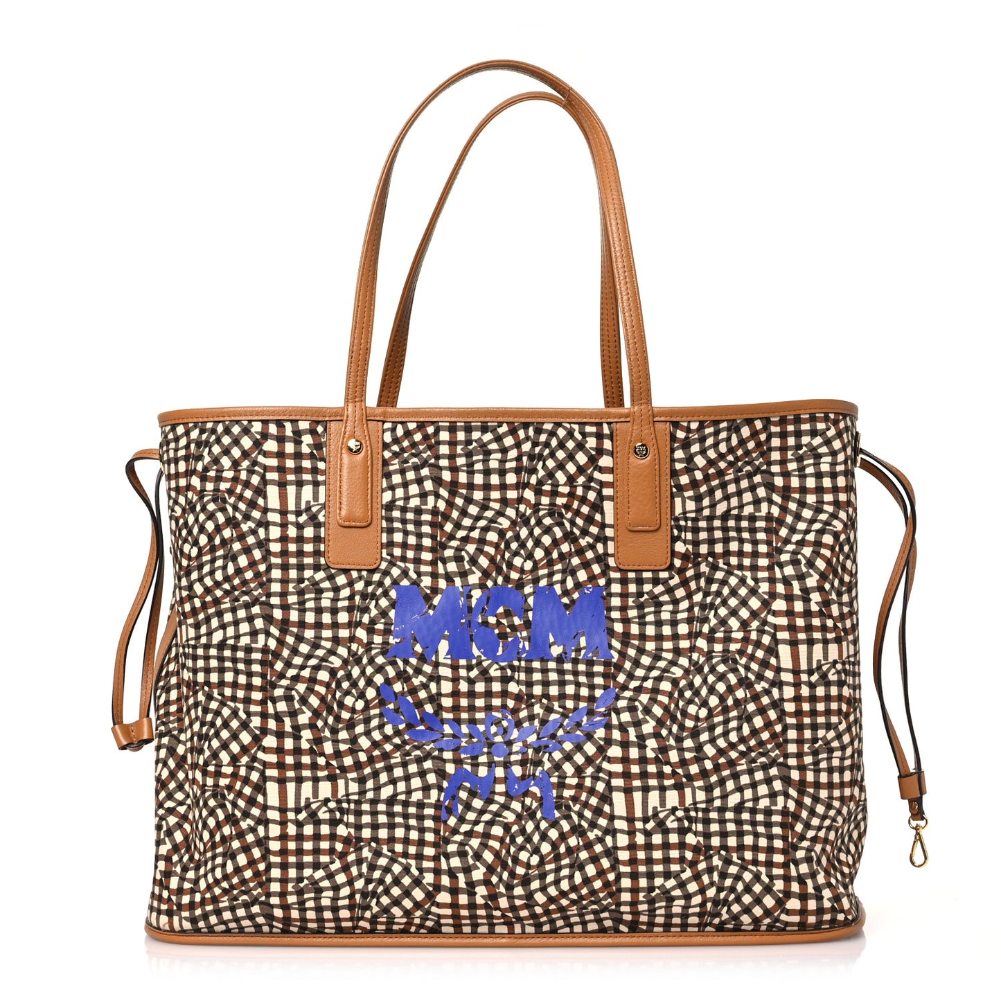 Visetos Large Liz Reversible Shopper Tote Cognac