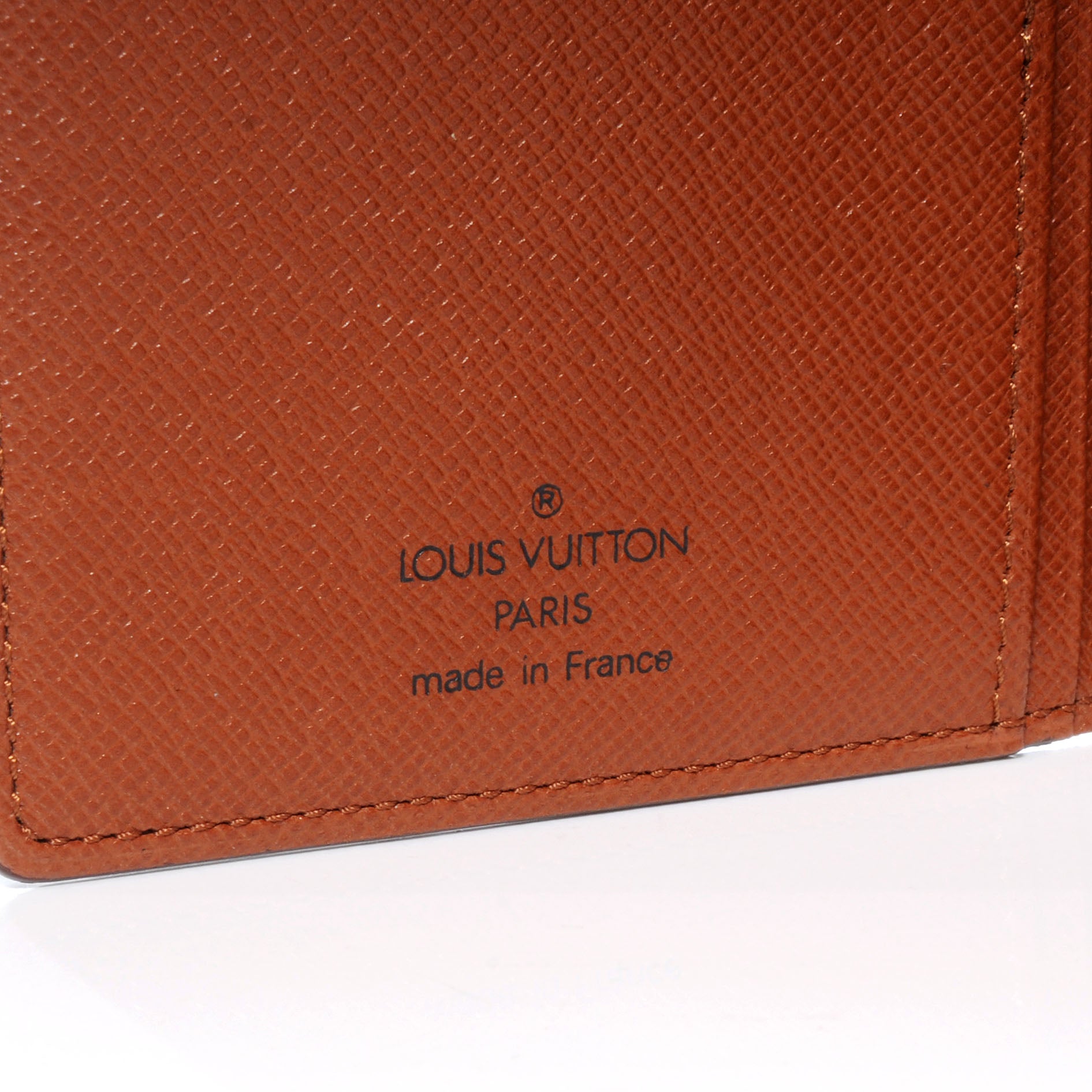 Louis Vuitton Monogram Porte Valeurs Checkbook Wallet 6 of 7