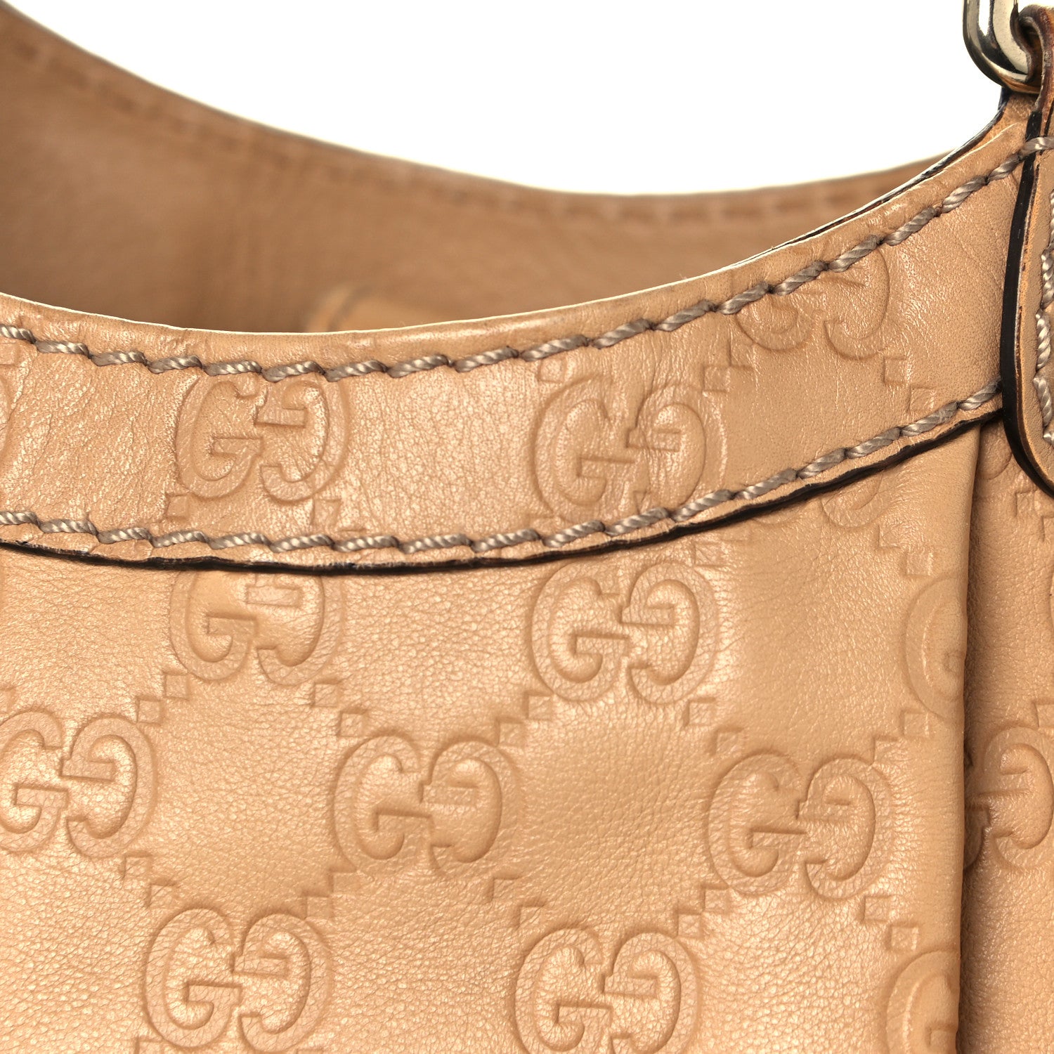 Gucci Guccissima Medium Sukey Tote Beige 14 of 20