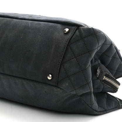Chanel Canvas Lipstick Ligne Tote Black 10 of 23