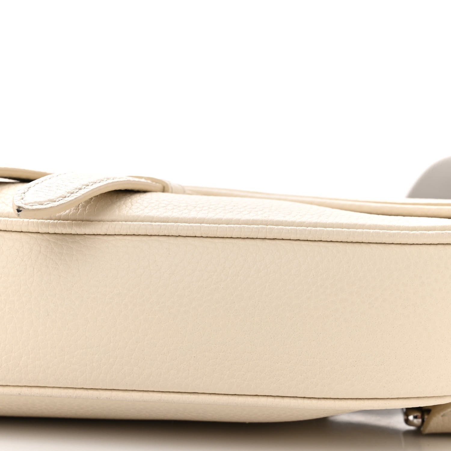 Christian Dior Grained Calfskin Mens Saddle Bag Latte 10 of 16