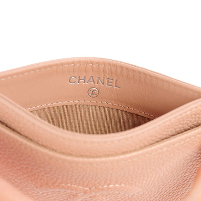 Chanel Caviar Timeless CC Card Holder Dark Beige 6 of 8