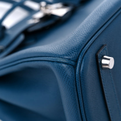 Hermes Epsom Birkin 30 Bleu Thalassa 8 of 15