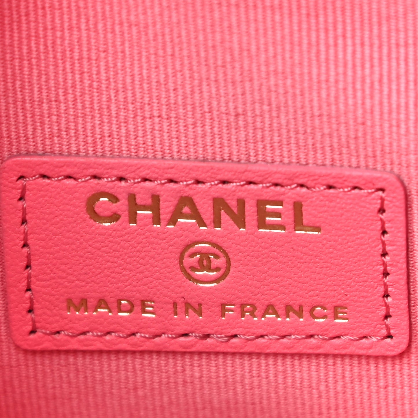 Lambskin Quilted CC In Love Heart Clutch With Chain Pink