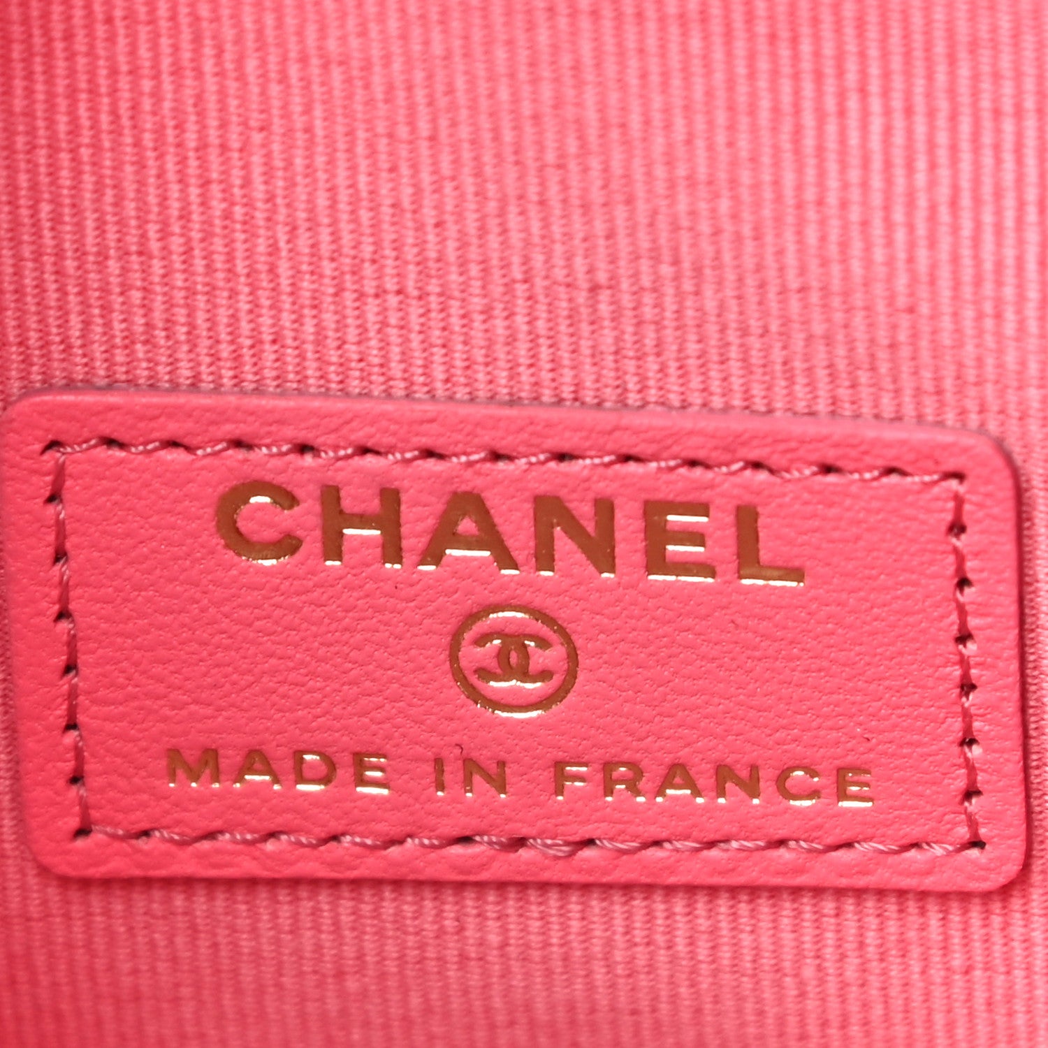 Chanel Lambskin Quilted CC In Love Heart Clutch With Chain Pink 6 of 10