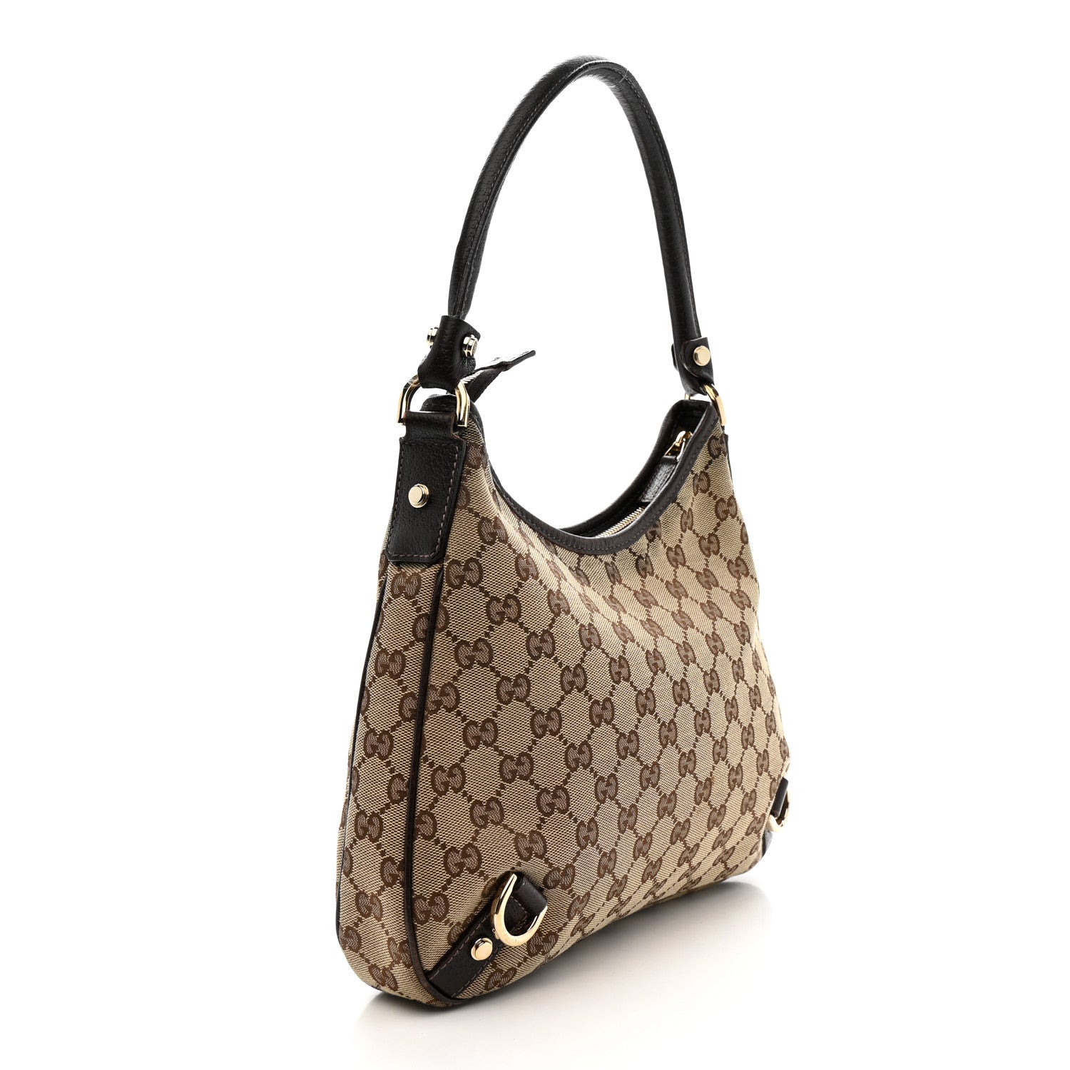 Gucci Monogram Medium Abbey D Ring Hobo Brown 3 of 16