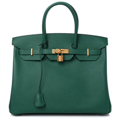 Hermes Epsom Birkin 35 Malachite 1 of 14