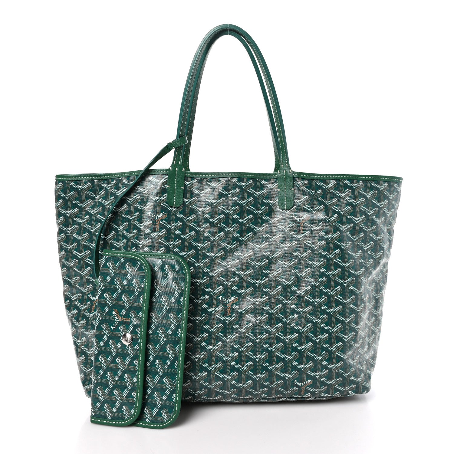 Goyard Goyardine Saint Louis PM Green 3 of 11