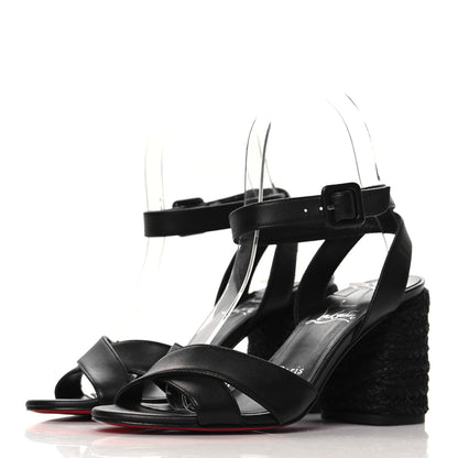 Christian Louboutin Nappa Summer Mariza 85 Sandals 35 Black 4 of 9