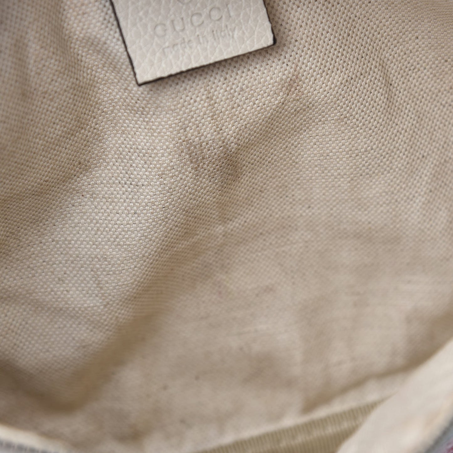 Grained Calfskin Logo Belt Bag White