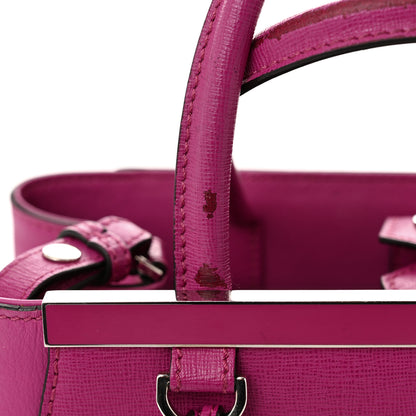 Fendi Vitello Elite Petite 2Jours Tote Magenta 10 of 11