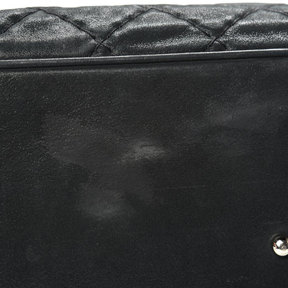 Chanel Iridescent Calfskin Quilted Sea Hit Tote Black 10 of 14