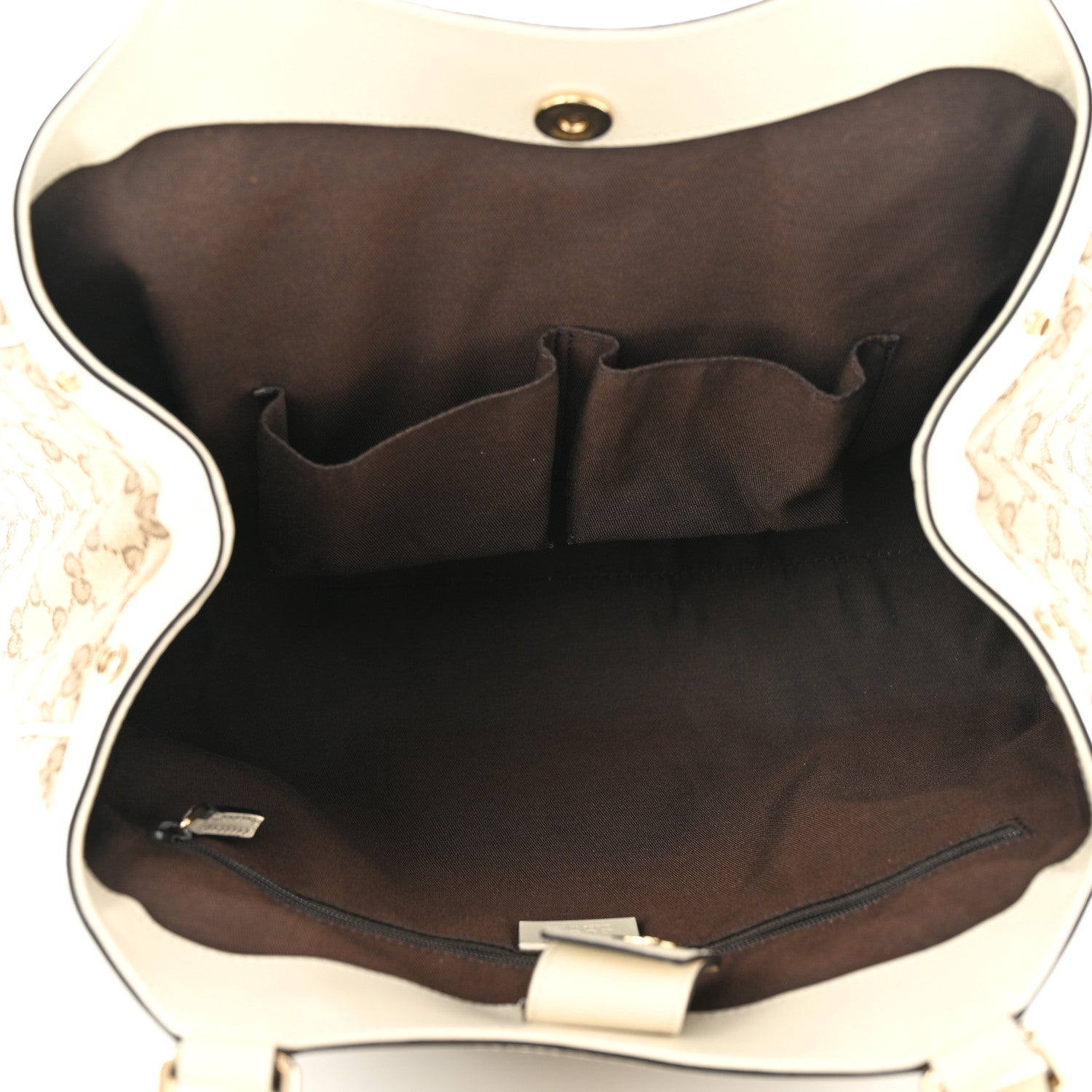 Gucci Monogram Shoulder Bag White 5 of 10