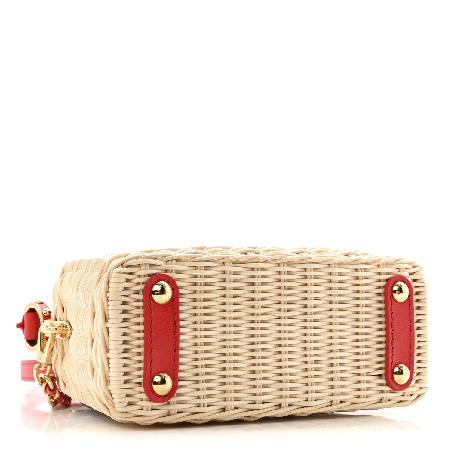 Louis Vuitton LV X TM Rattan Denim Calfskin Cerises Capucines Mini 4 of 10