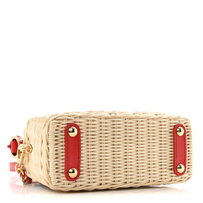 Louis Vuitton LV X TM Rattan Denim Calfskin Cerises Capucines Mini 4 of 10