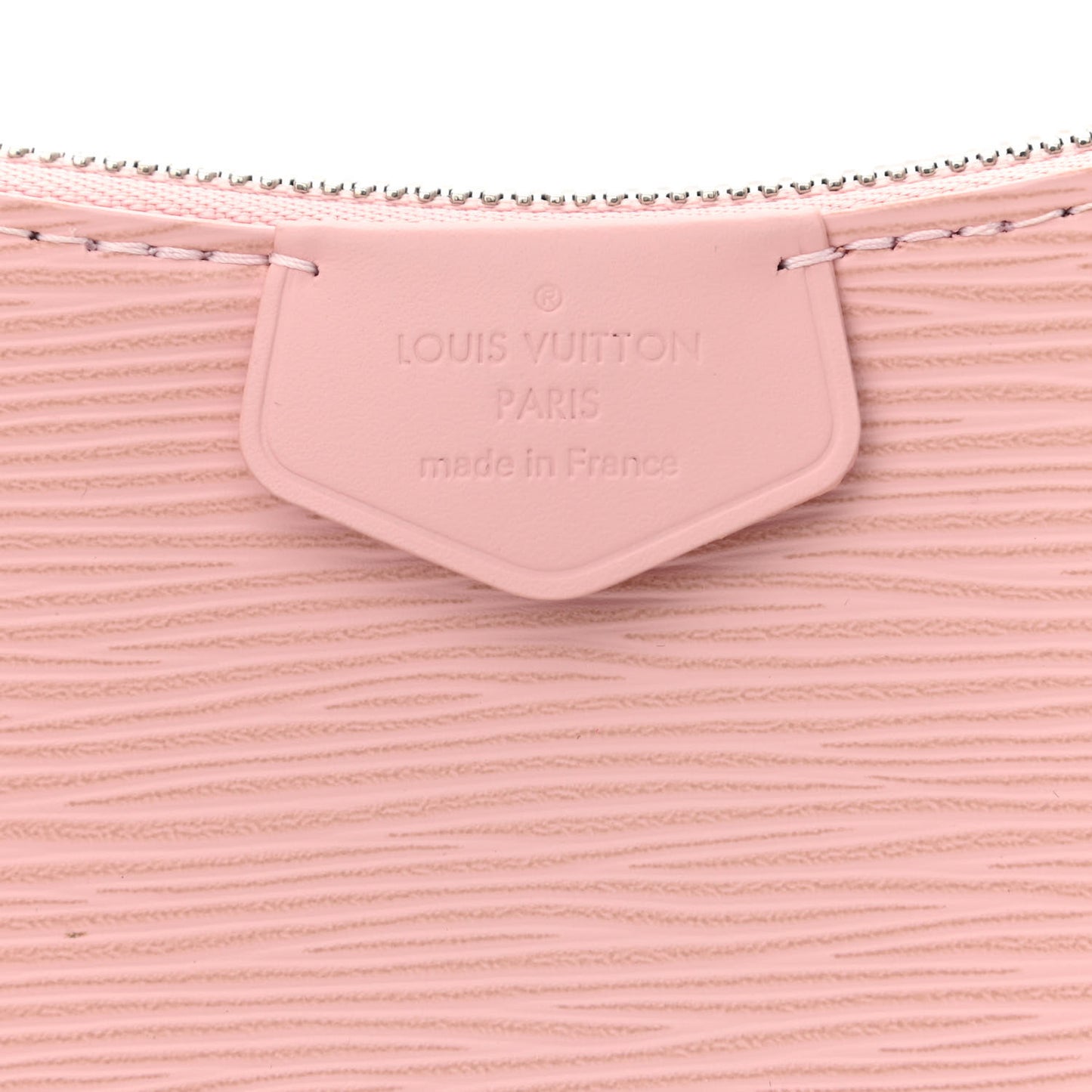 Epi Easy Pouch On Strap Rose Ballerine