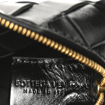 Bottega Veneta Polished Nappa Intrecciato Metallic Knot Mini Loop Camera Bag Black 6 of 9