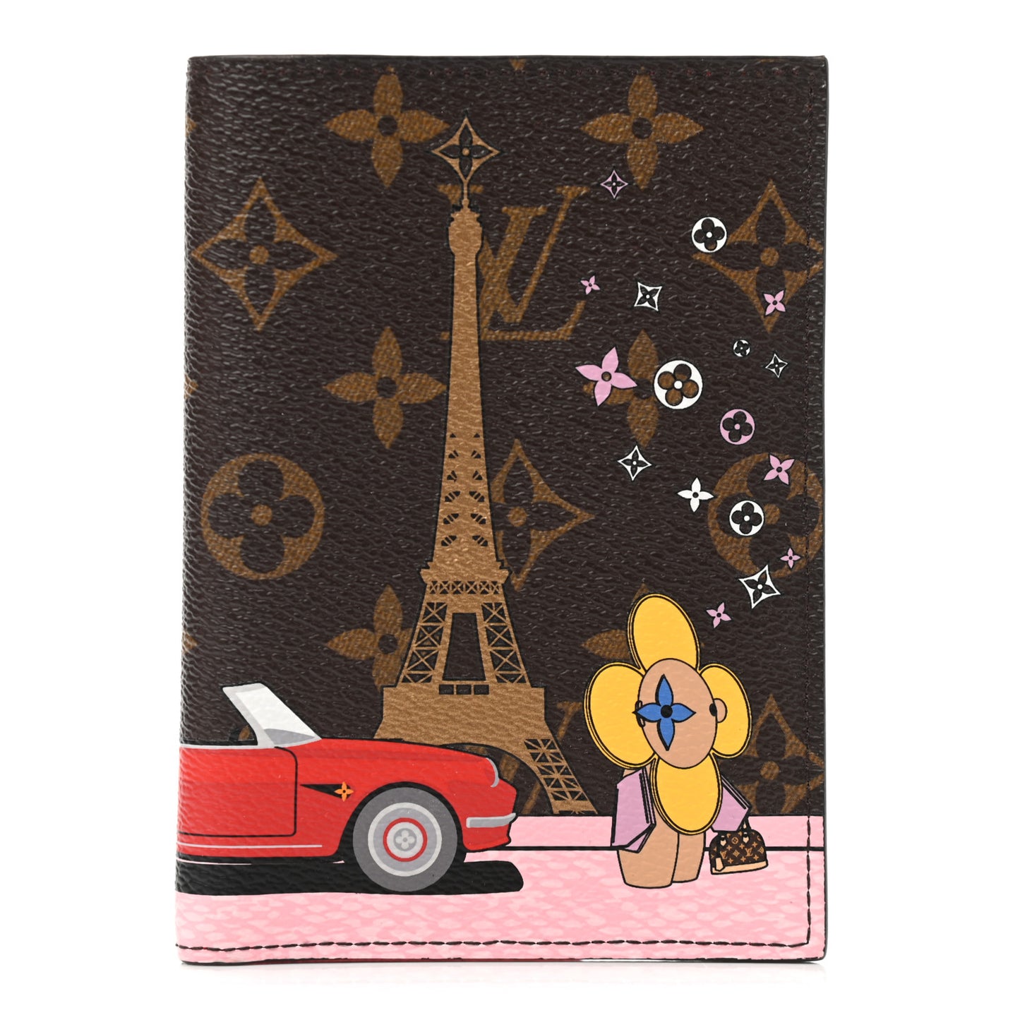 Monogram 2019 Christmas Animation Passport Cover Rouge