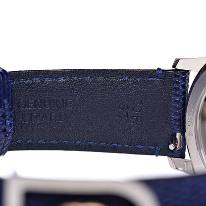 Gucci Stainless Steel Lizard Lapis Lazuli 38mm G-Timeless Bee Automatic Watch Blue 6 of 9