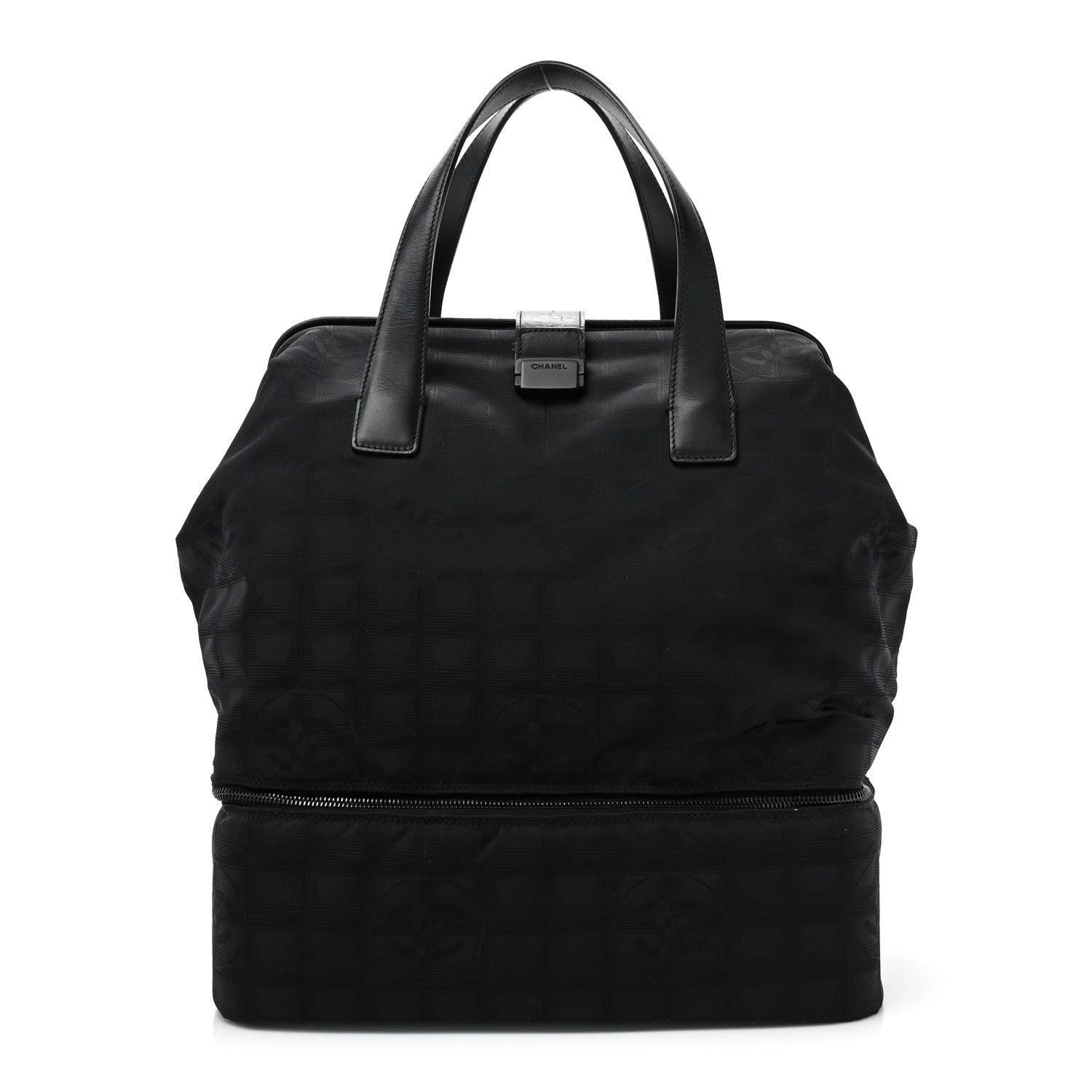 Chanel Nylon Travel Convertible Tote Black 1 of 14