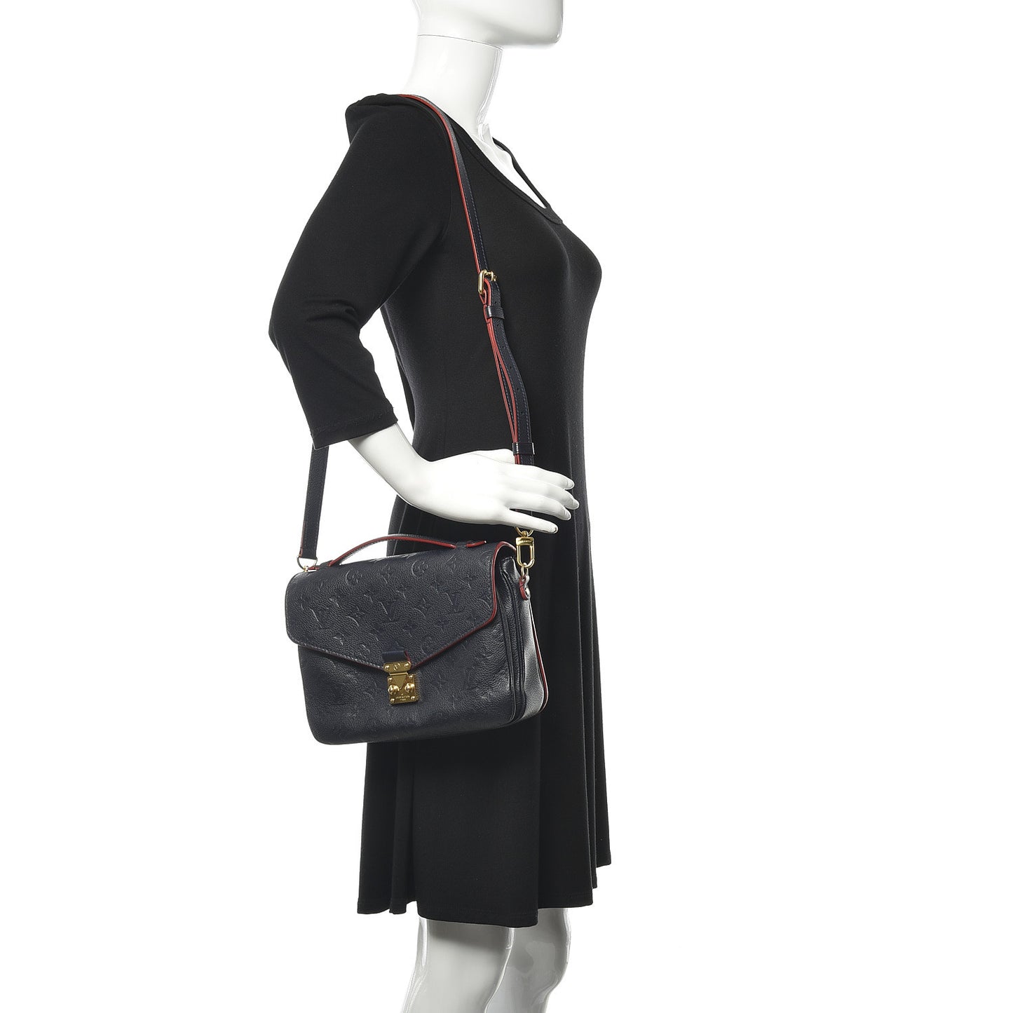 Empreinte Pochette Metis Marine Rouge