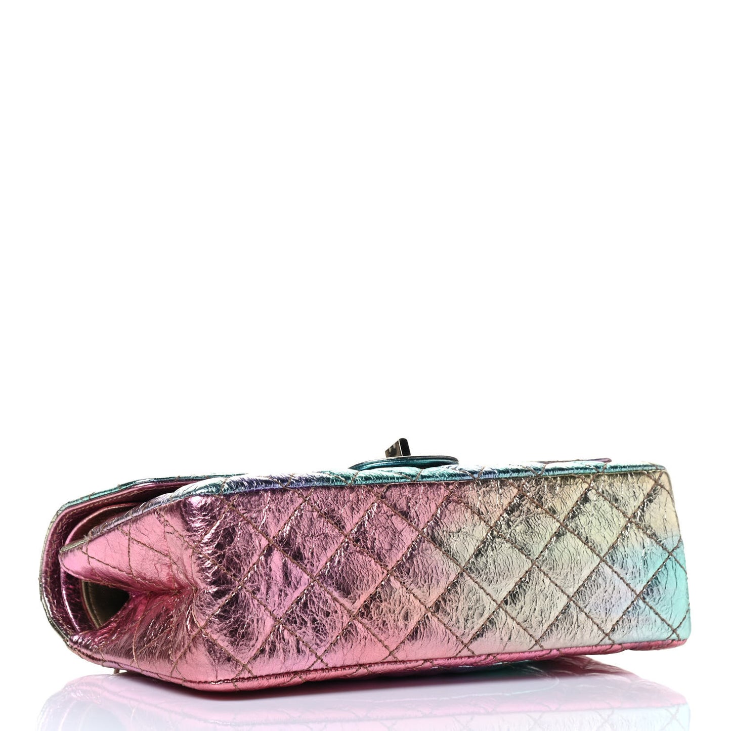 Metallic Goatskin Quilted 2.55 Reissue 225 Flap Multicolor