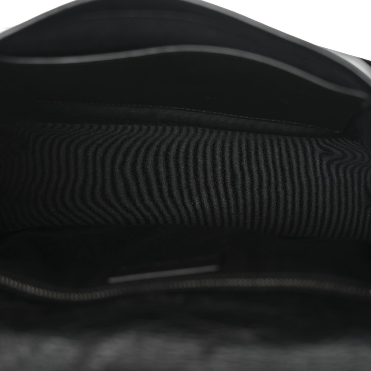 Crinkled Calfskin Matelasse Monogram Medium Niki Chain Satchel Black