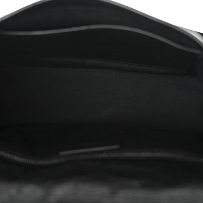 Saint Laurent Crinkled Calfskin Matelasse Monogram Medium Niki Chain Satchel Black 5 of 10
