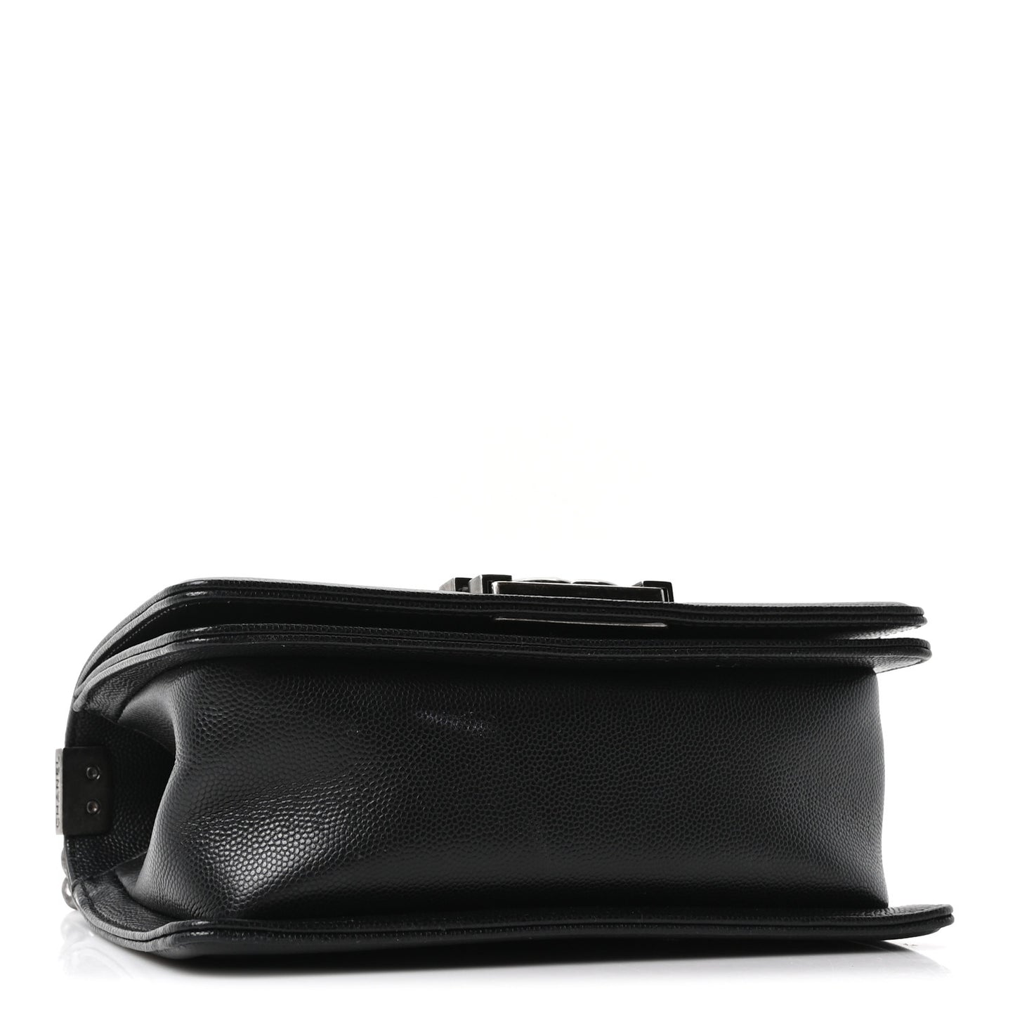 Caviar Quilted Small Boy Flap Black