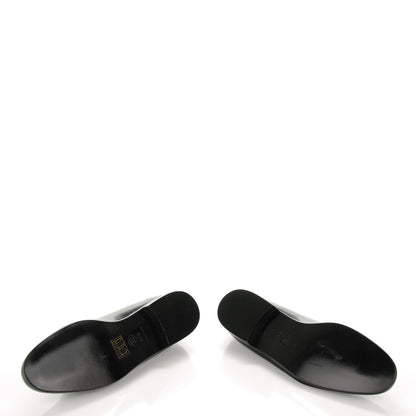 Chanel Patent CC Loafers 38.5 Black 5 of 9