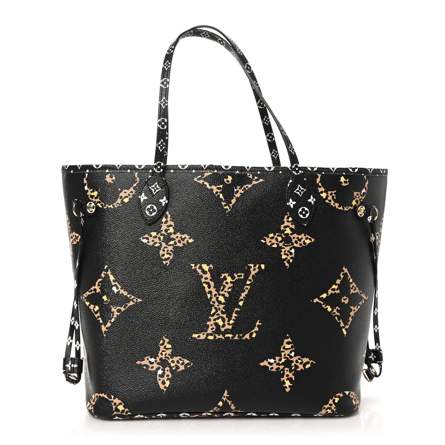 Monogram Giant Jungle Neverfull MM Black