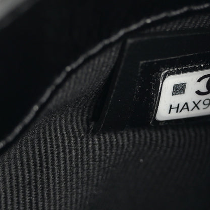 Chanel Shiny Crumpled Calfskin Quilted Nano 31 Shopping Bag Black 7 of 12