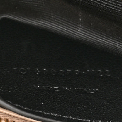 Saint Laurent Sheepskin Matelasse Chevron Monogram Medium College Bag Dark Beige 7 of 14