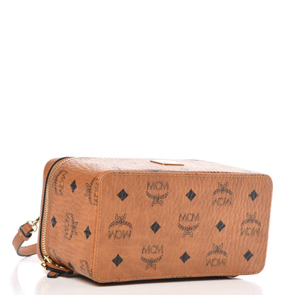 MCM Visetos Vanity Case Cognac 5 of 10