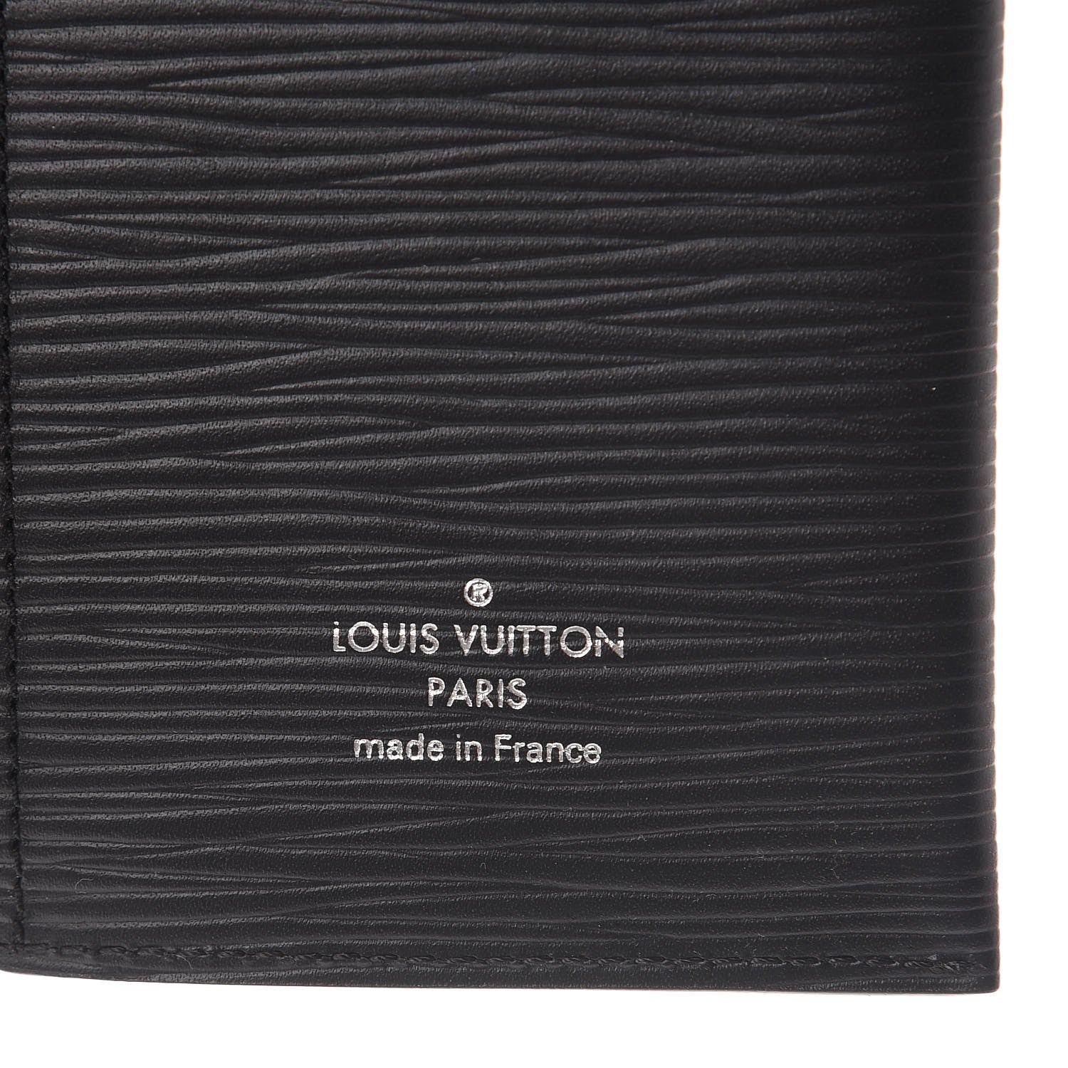 Louis Vuitton Epi Card Holder Black 6 of 8