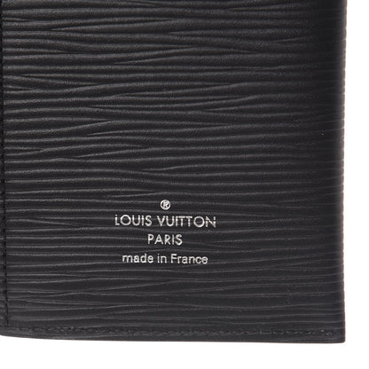 Louis Vuitton Epi Card Holder Black 6 of 8