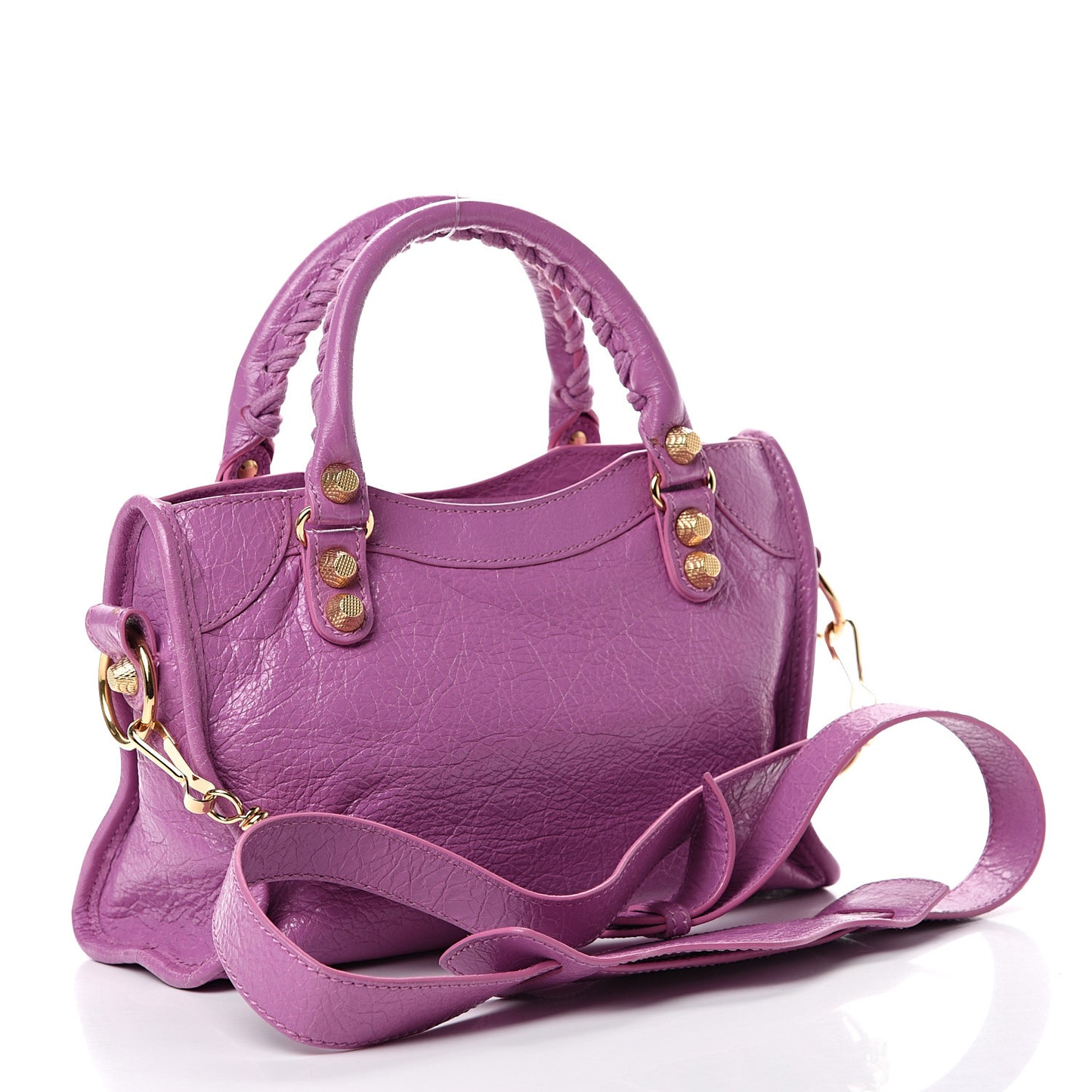 Agneau Giant 12 Gold Hardware Mini City Rose Berlingot